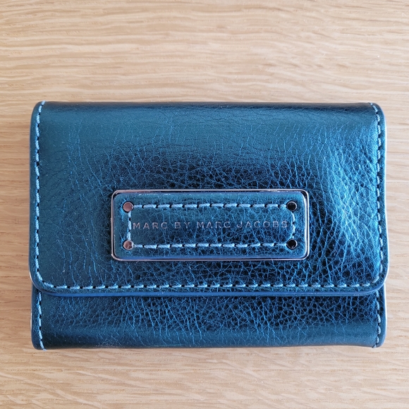 Marc By Marc Jacobs Handbags - Marc by Marc Jacobs Blue Teal Leather Wallet
